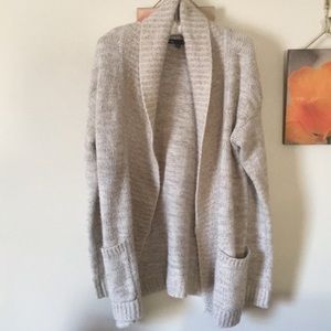 Gap Medium Shawl Cardigan Sweater w/pockets tan